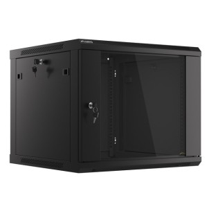Lanberg WF01-6609-10B Szafa RACK 19" 9U 600x600 czarna V2