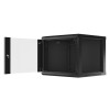 RACK CABINET 19" WALL-MOUNT 9U/600X600 (FLAT PACK) V2 BLACK LANBERG