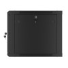 RACK CABINET 19" WALL-MOUNT 9U/600X600 (FLAT PACK) V2 BLACK LANBERG