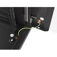RACK CABINET 19" WALL-MOUNT 9U/600X600 (FLAT PACK) V2 BLACK LANBERG