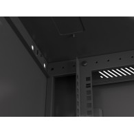RACK CABINET 19" WALL-MOUNT 9U/600X600 (FLAT PACK) V2 BLACK LANBERG