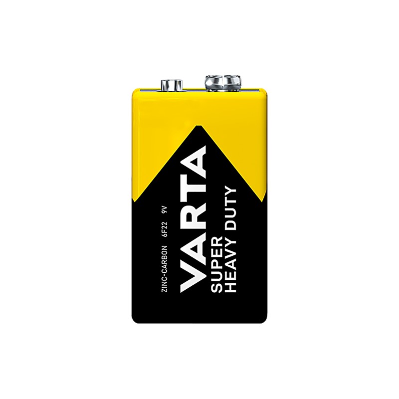 Zinc-carbon battery 9V 6F22 Varta