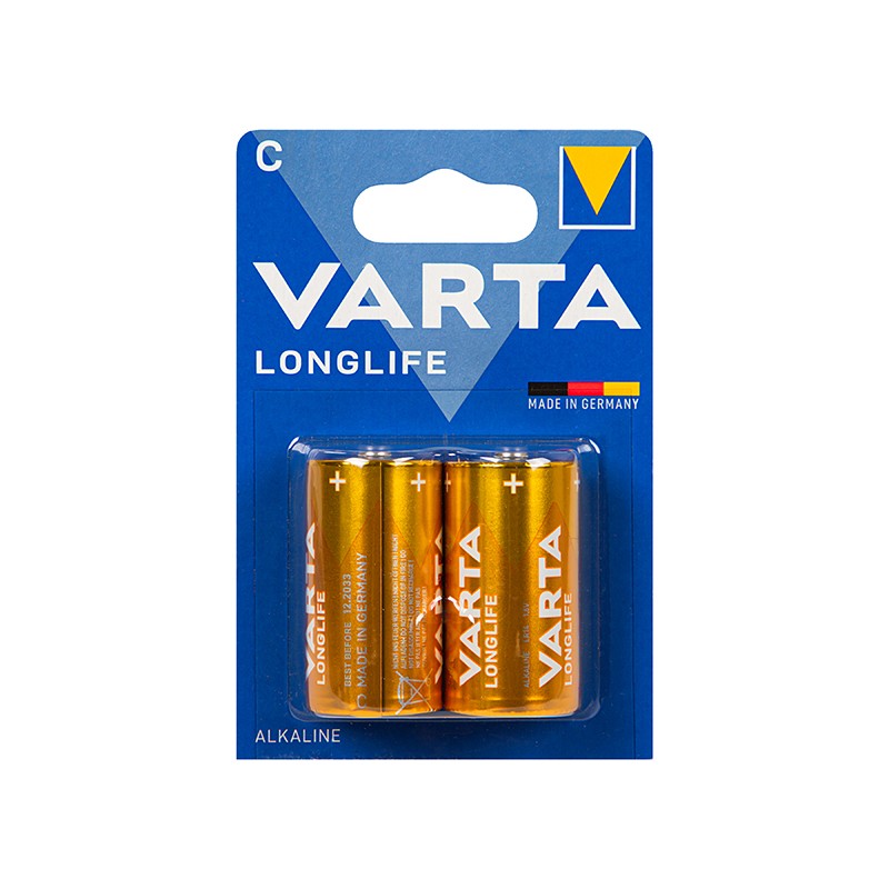 Alkaline battery C 1.5 LR14 Varta LONGLIFE 2 pcs.