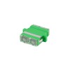 FIBER OPTIC ADAPTER SM SC/APC DUPLEX TRANSPARENT LANBERG
