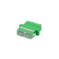 FIBER OPTIC ADAPTER SM SC/APC DUPLEX TRANSPARENT CAP LANBERG