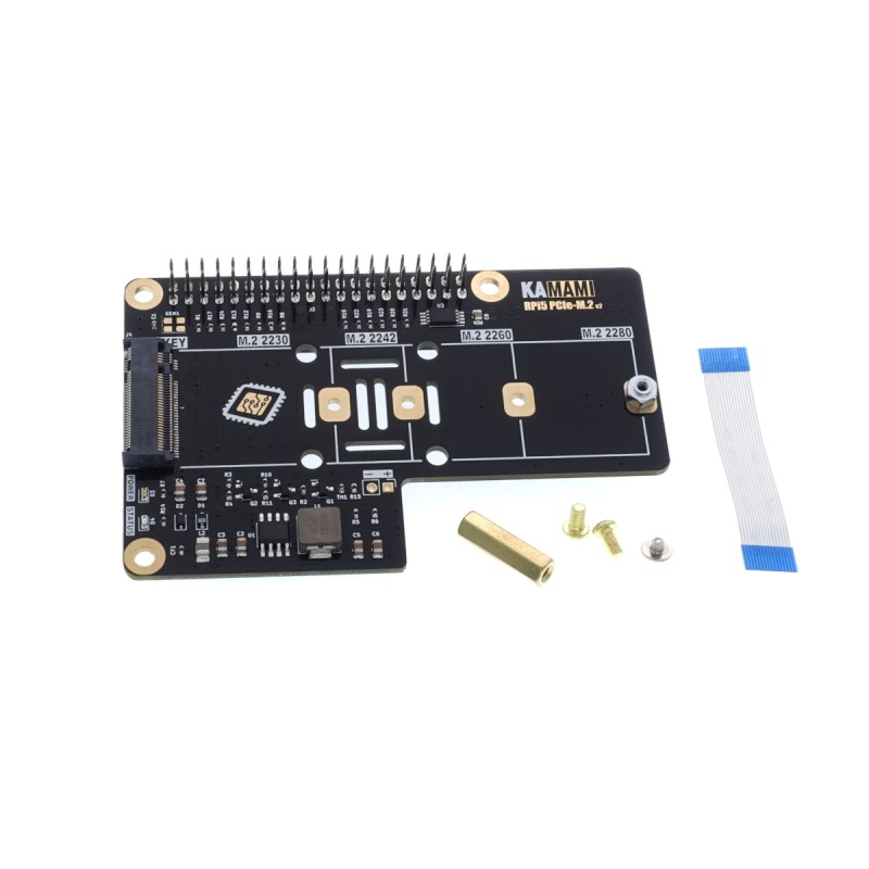 PCIe auf M.2 HAT doppel SSD Adapter für Raspberry Pi 5 - Elektronik Online Shop