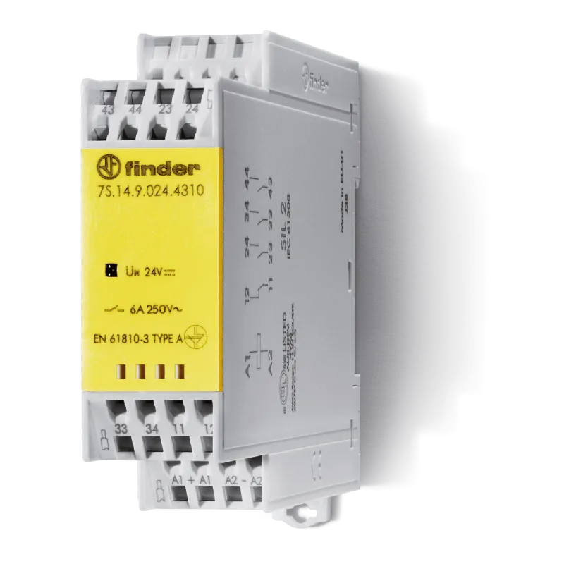 Safety relay 24V 6A Finder 7S.14.9.024.4220