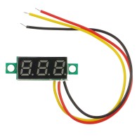 Cyfrowy woltomierz panelowy 0,28" 0-100V zielony
