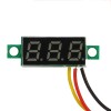 Cyfrowy woltomierz panelowy 0,28" 0-100V zielony