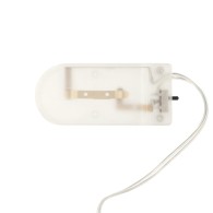 Wire Light LED Strand - 12 Cool White LEDs + Coin Cell Holder