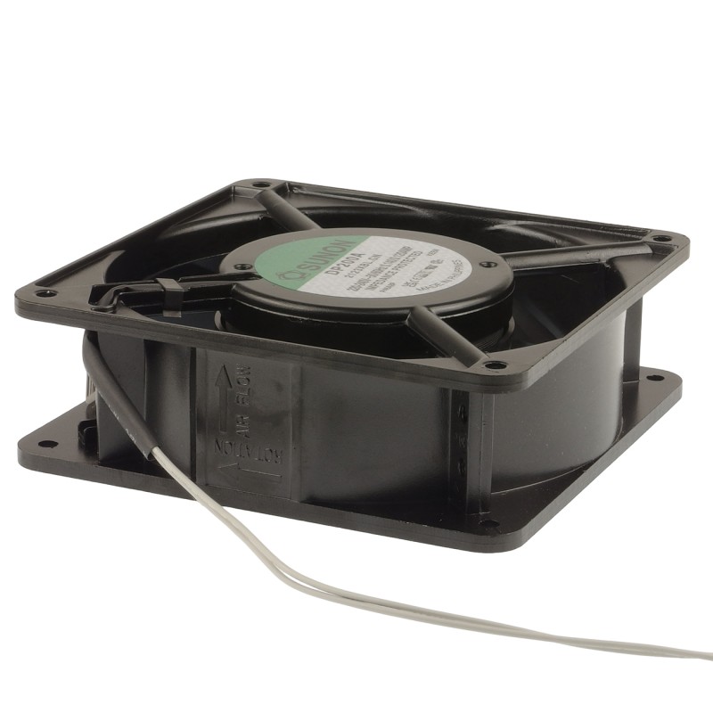 Ventilateur Sunon 120x120x38mm 230V 22W - Débit 165 M³/h, Silencieux 45 DB(A)