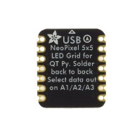5x5 NeoPixel Grid BFF Add-On - moduł z wyświetlaczem matrycowym LED RGB 5x5 dla QT Py i Xiao