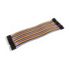 Connection cables M-F, colored 17 cm - 40 pcs