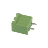 TBG-5-PW-2P/GN Male header for PCB, 2-pin, vertical, enclosed, 5.08mm, RoHS compliant.