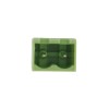 TBG-5-PW-2P/GN Male header for PCB, 2-pin, vertical, enclosed, 5.08mm, RoHS compliant.