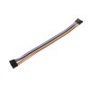 Connecting cables F-F, colored 17 cm - 10 pcs