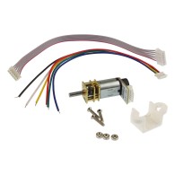 DCGM-N20-12V-EN-200RPM miniature 12 V DC motor with gearbox and encoder - Waveshare 26377