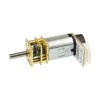 DCGM-N20-12V-EN-200RPM miniature 12 V DC motor with gearbox and encoder - Waveshare 26377