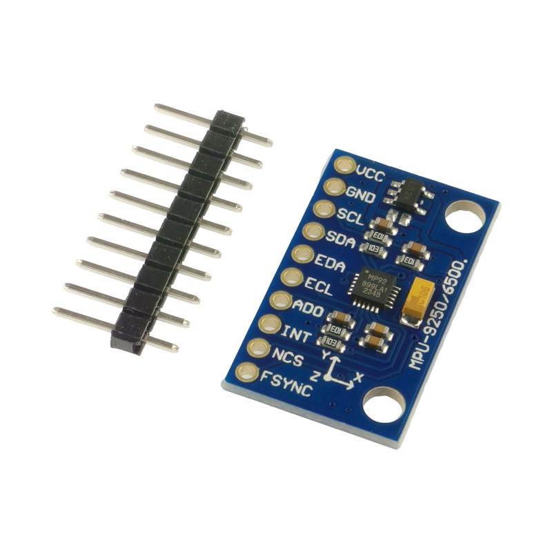 modMPU9250 (GY-9250) - 9DoF module with MPU-9250 chip - accelerometer, magnetometer, gyroscope