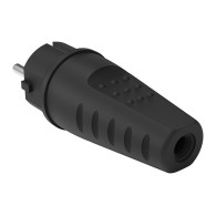 Wtyczka WT-54 PR prosta czarna