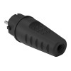 Wtyczka WT-54 PR prosta czarna