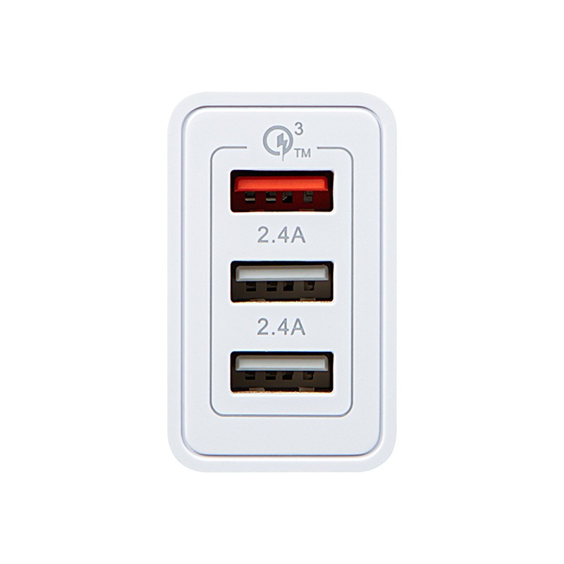 Мережевий зарядний пристрій 230 В – 3 × USB