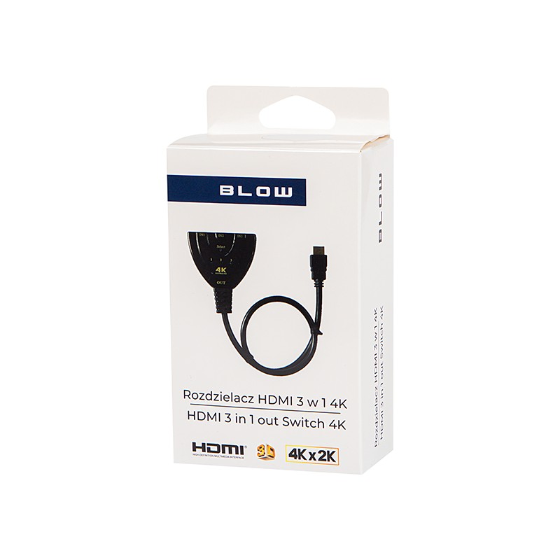 HDMI Splitter HDMI PLUG - 3 РОЗЕТКИ