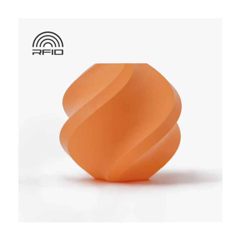 Bambu Lab PLA Matte Filament – Mandarine Orange
