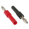 Adapter wtyku bananowego 2mm na 4mm czarny + czerwony