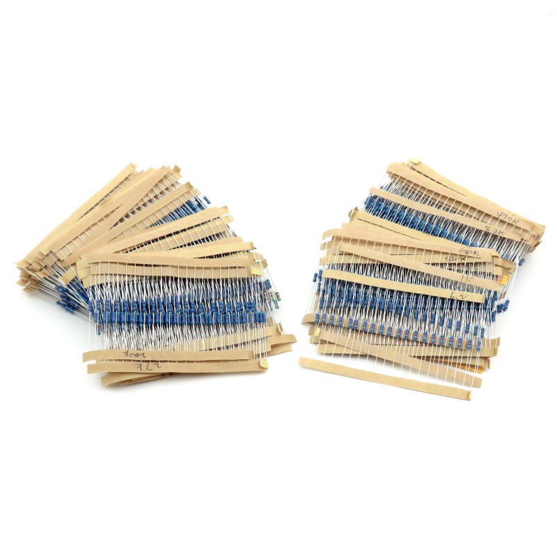THT 1.8R 1% 1 / 4W carbon resistor - 2600 pcs.