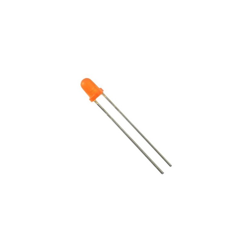 LED 3mm pomarańczowa przezroczysta 1000szt.
