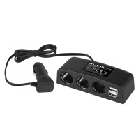 Car Cigarette Lighter Splitter CS-43 1xPlug / 3xSocket / 2xUSB