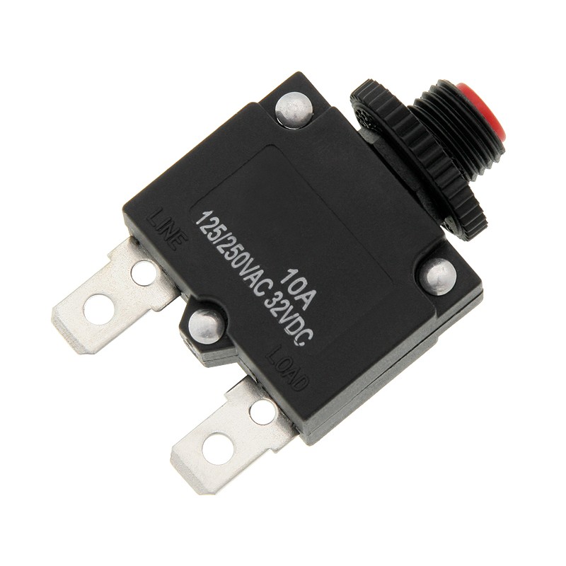 MR1 10A Thermal Bimetal Circuit Breaker