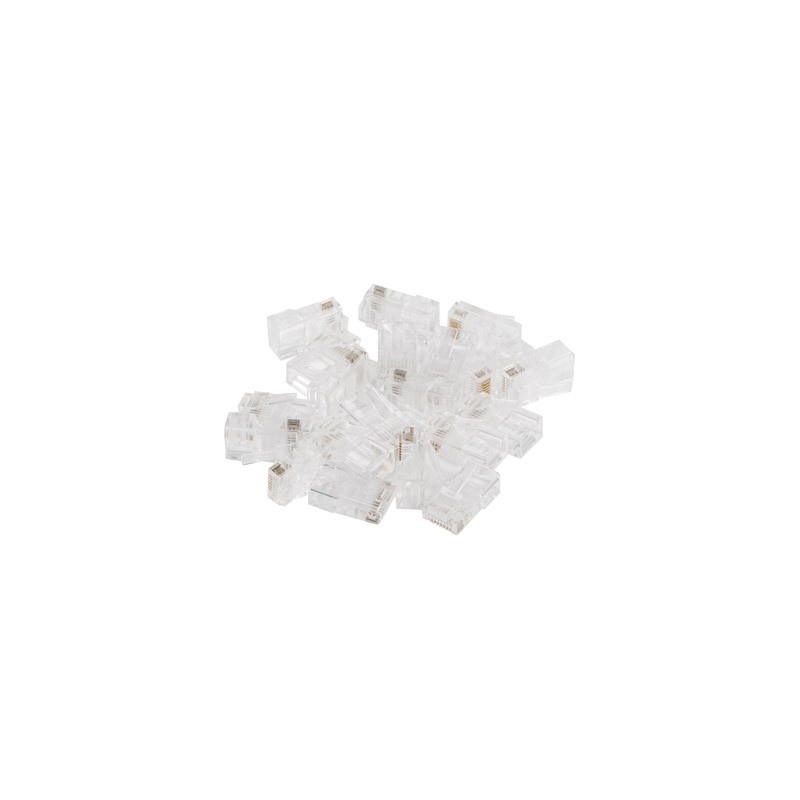 RJ45 CAT.5E UTP PLUG 8P8C (20PCS) LANBERG RJ45 CAT.5E UTP PLUG 8P8C (20PCS) LANBERG