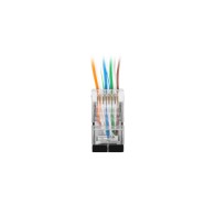 RJ45 FTP CAT5E PLUG 8P8C (20PCS) PASS THROUGH TYPE LANBERG