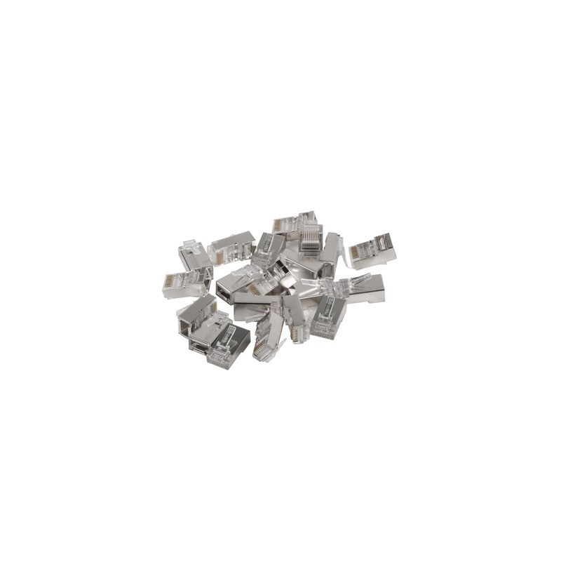 RJ45 CAT.6 FTP PLUG 8P8C PASS THROUGH TYPE (100PCS) LANBERG RJ45 CAT.6 FTP PLUG 8P8C PASS THROUGH TYPE (100PCS) LANBERG