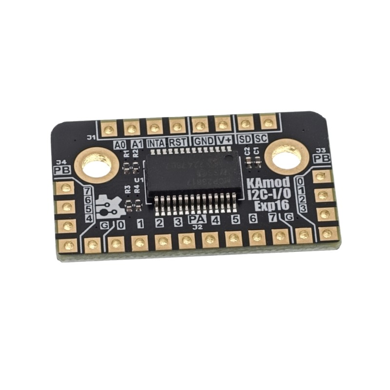 KAmod I2C-IOexp16 - Expander 16 digital I/O lines with MCP23017 chip