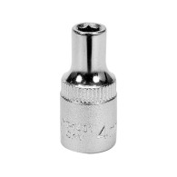 Socket 8 mm 1/4" 6-Point CrV Short YT-1407