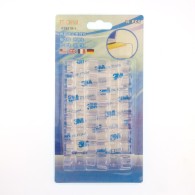 Cable holder 40x15mm (white) 16pcs.