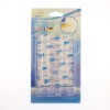 Cable holder 40x15mm (white) 16pcs.