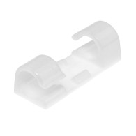 Cable holder 40x15mm (white) 16pcs.