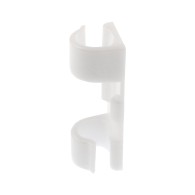 Cable holder 40x15mm (white) 16pcs.