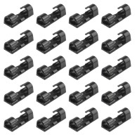 Cable holder 30x10mm (black) 20pcs.