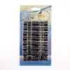 Cable holder 40x15mm (black) 16pcs.