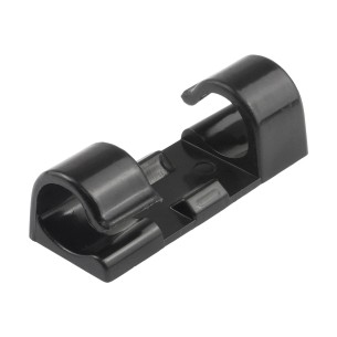 Cable holder 40x15mm (black) 16pcs.