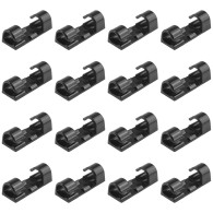 Cable holder 40x15mm (black) 16pcs.