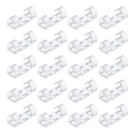 Cable holder 30x10mm (transparent) 20pcs.