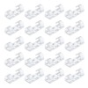 Cable holder 30x10mm (transparent) 20pcs.