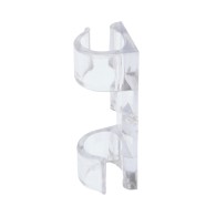 Cable holder 40x15mm (transparent) 16pcs.