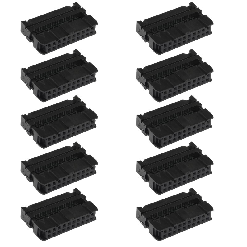 IDC Connector 2.54mm 20P for Ribbon Cable - 10pcs.